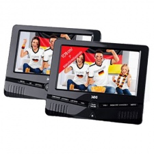 Test DVD-Player - ALDI Portabler DVD-Player mit Zweitbildschirm 