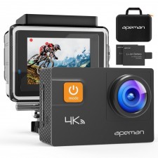 Test Camcorder - APEMAN Action Kamera WIFI sports 4K camera 