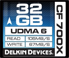 Test Compact Flash (CF) - Delkin Better CF 105MB/s 700x UDMA 6 