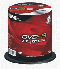 Test DVD+R - Emtec DVD+R 16x 
