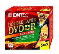 Test DVD-R/+R Double Layer (8,5 GB) - Emtec DVD+R Double Layer 2.4x 