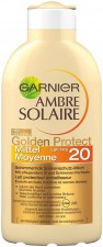 Test Garnier Ambre Solaire Golden Protect Schimmernde Sonnenschutz-Milch LSF 20