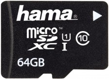 Test Secure Digital (SD) - Hama 64 GB Class 10 UHS-I Micro-SDXC 