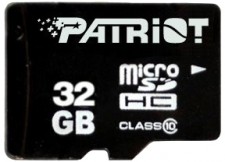 Test Secure Digital (SD) - Patriot 32 GB Class 10 LX Series Micro-SDHC 