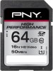 PNY 64GB High Performance Klasse 10 UHS-1 SDXC - 