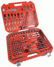 Test Steckschlüsselsätze - Red Tools Werkzeugkoffer Bicolor 