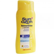 Test Rossmann Sun Ozon Sonnenlotion Soft & Light