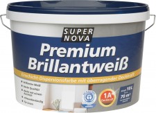 Test Wandfarben - Super Nova Premium Brillantweiß 