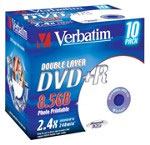 Test DVD-R/+R Double Layer (8,5 GB) - Verbatim Photo Printable DVD+R DL 2,4x 