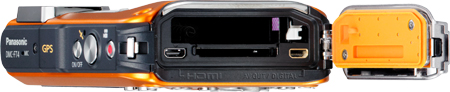 Panasonic Lumix DMC-FT4 Orange Akku Speicherkarte Dichtung