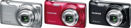 Fujifilm FinePix JZ100 Silber Rot Schwarz