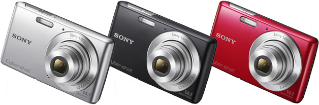 Sony Cyber-shot DSC-W620 Farben