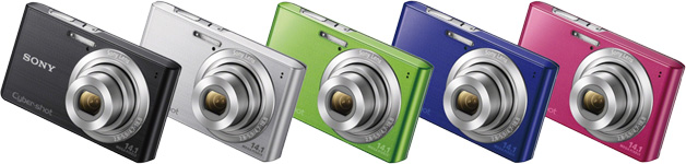 Sony Cyber-shot DSC-W610 Farben
