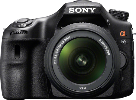 Sony SLT-A65 Frontansicht
