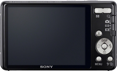 Sony Cyber-Shot DSC-W690 Silber Rückseite Display Tasten