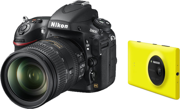 Nikon D800 & Nokia Lumia 1020