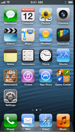 iOS 6 (© Apple)