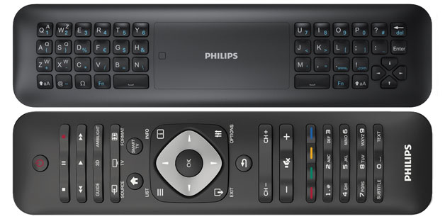 Philips 47PFL6008K Fernbedienung mit Tastatur