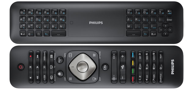 Philips 55PFL8008K Fernbedienung mit Tastatur