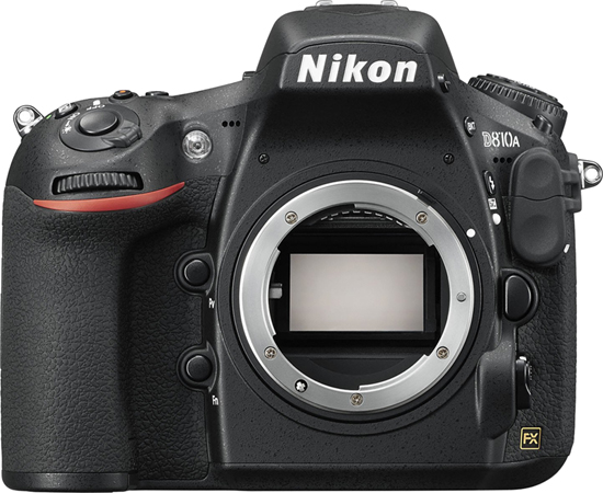 Nikon D810A Sensor H-alpha-Wellenlänge