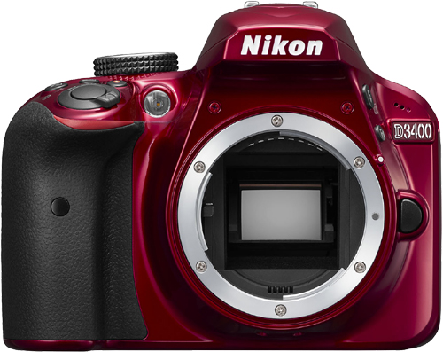 Nikon D3400 Rot - Sensor - Bajonett