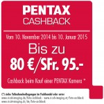 Cashback bei Pentax!