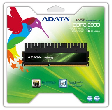 ADATA XPG Gaming v2.0 -2400G 2x 4 GB Test - 1