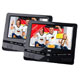 ALDI Portabler DVD-Player mit Zweitbildschirm -
