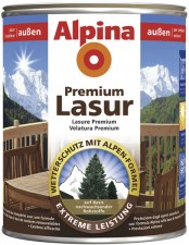 Test Holzschutzlasuren - Alpina Premium Lasur 