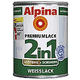 Alpina Premiumlack 2in1 Weißlack seidenmatt - 