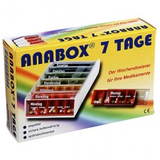 Test Medikamentendosierer - Anabox 7 Tage Regenbogen 
