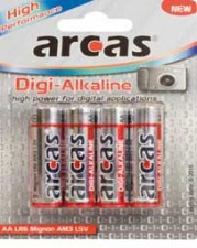 Test Einweg-Batterien - Arcas Digi Alkaline 