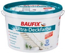 Test Wandfarben - Baufix Ultra-Deckfarbe Blauer Engel 10 l 