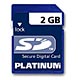 Bild Bestmedia Platinum Secure Digital Card 2 GB