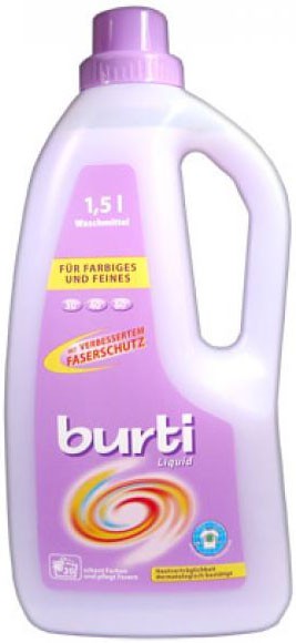 Burti Liquid für Farbiges und Feines - Waschmittel im Test