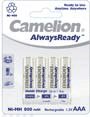 Test Aufladbare Batterien - Camelion AlwaysReady (AAA) 
