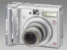 Test Canon PowerShot A540