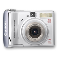 Test Canon PowerShot A550