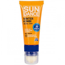 Test dm / Sun Dance Winter Kombi Creme und Stift