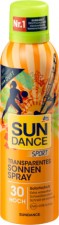 Test Sonnenmilch - dm/ Sundance Sport Transparentes Sonnenspray 