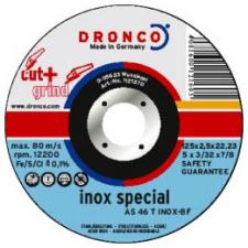 Test Scheiben für Winkelschleifer - Dronco AS46T INOX Cut+Grind 
