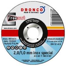 Test Scheiben für Winkelschleifer - Dronco AS60T INOX Free Cut 