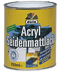 Test Lackfarben - Düfa Acryl Seidenmattlack 