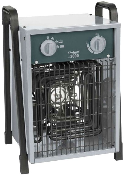 Einhell Heizlüfter EH 3000 - Elektrische Heizstrahler im Test