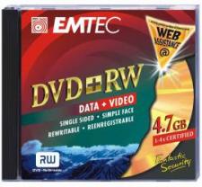 Test DVD+RW (wiederbeschreibbar) - Emtec DVD+RW 1-4x 