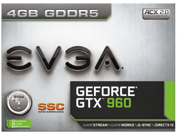 EVGA GTX 960 4GB Super-SC ACX 2.0 Test - 1