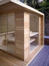 Test Gartensaunas - Grandform Sauna Garten 