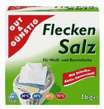 Edeka Gut & Günstig Fleckensalz im Test Test Edeka Gut & Günstig Fleckensalz