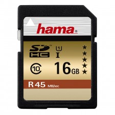 Test Hama SDHC 16GB Class 10 UHS-I 45MG/s