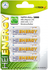 Test Aufladbare Batterien - Heitech Hei Energy Akku 2000 